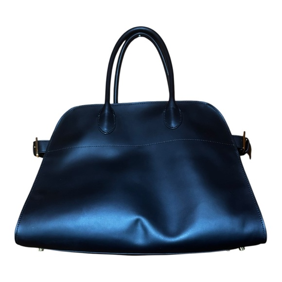 SANTAELLA Black Leather Valentina Tote Bag NWT - Picture 5 of 16